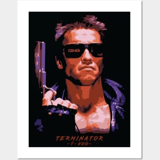 Terminator T-800 Posters and Art